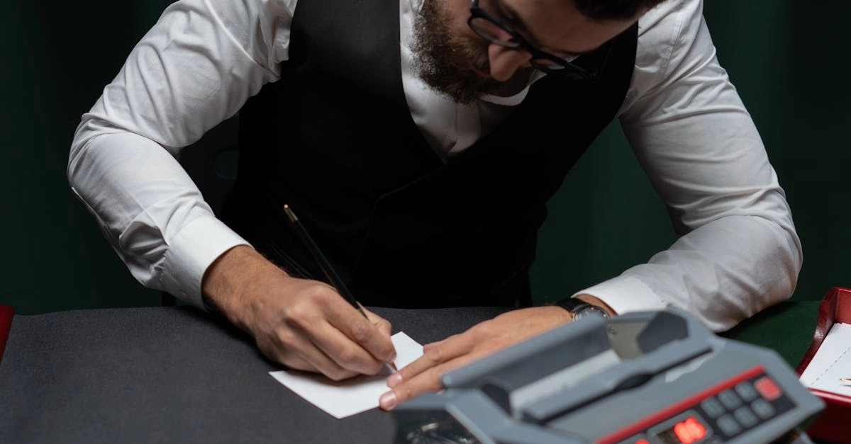 Стильный мужчина играет в элегантном онлайн казино RamenBet